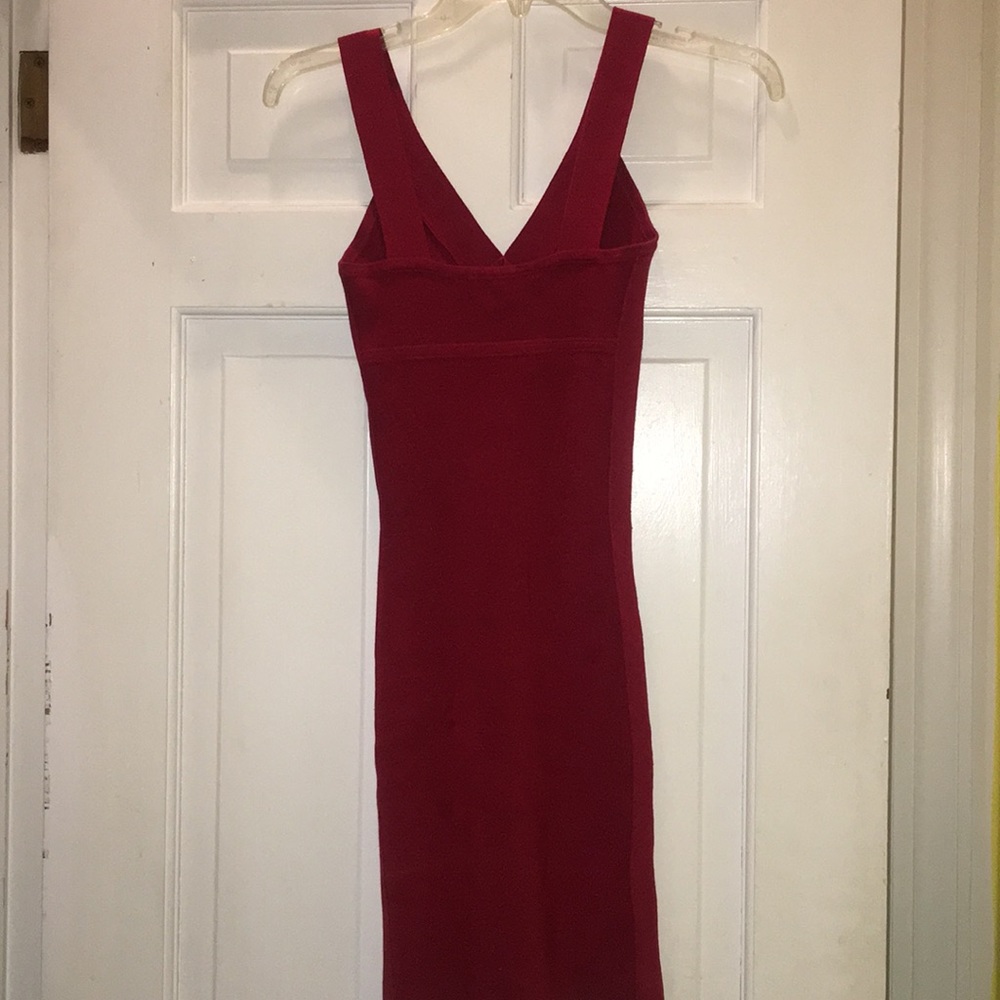 Stunning red BCBG Max Azaria bodycon dress